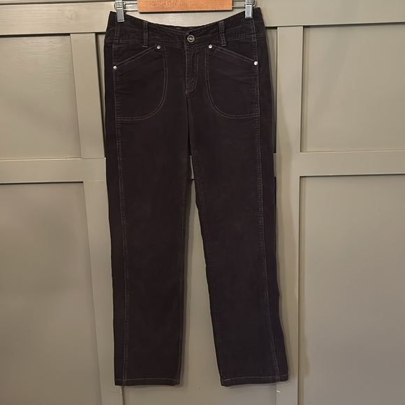 Kuhl Pants - Kuhl Straight Leg Corduroy Pants Outdoor Casual Stretch Womens Size 4